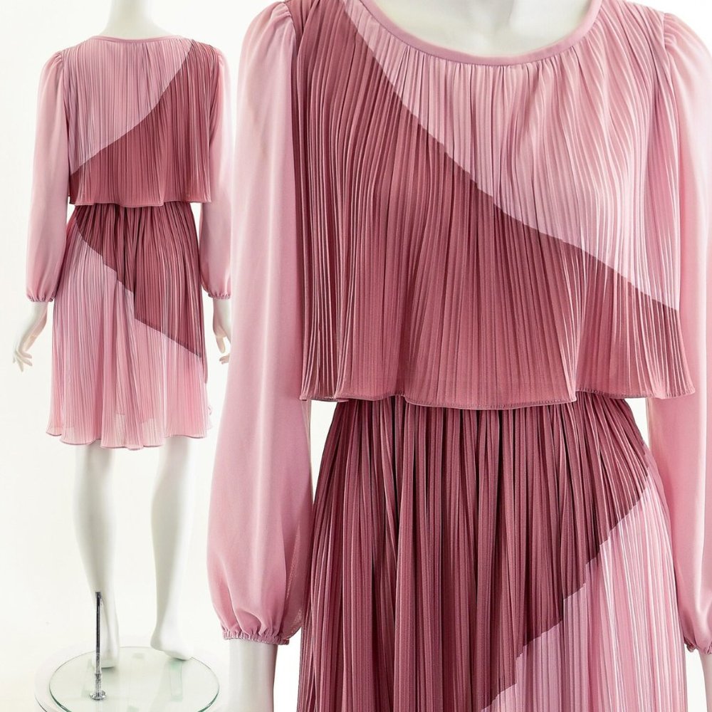 Vintage  Accordion Pleat Dress